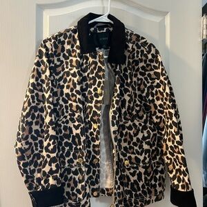 J.Crew Leopard Print Jacket